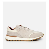 Erkek Süet Deri Bej Ultra Hafif Tabanlı Spor Ayakkabı Erkek Süet Deri Bej Ultra Hafif Tabanlı Spor Ayakkabı