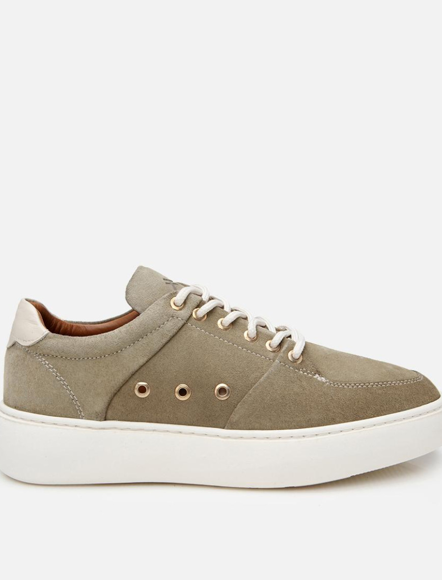 Erkek Süet Deri Bej Yüksek Tabanlı Spor Ayakkabı Erkek Süet Deri Bej Yüksek Tabanlı Spor Ayakkabı