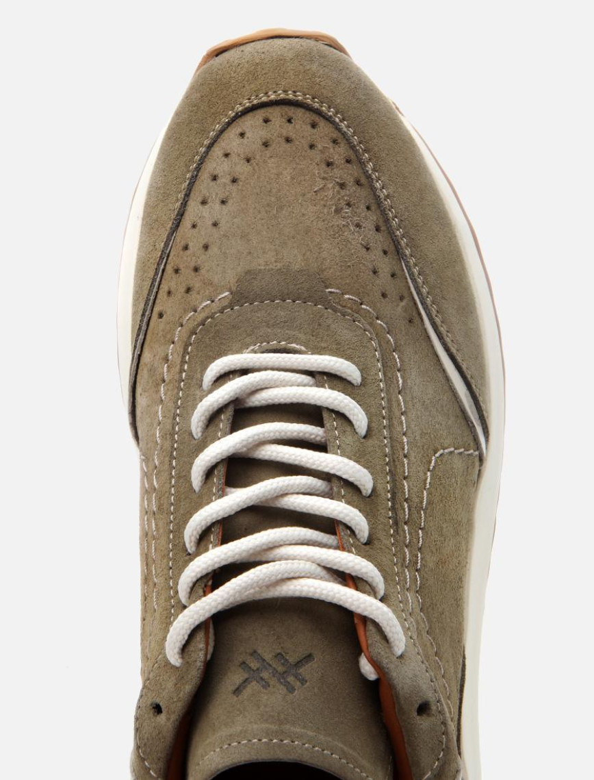 Erkek Süet Deri Yeşil Ultra Hafif Tabanlı Spor Ayakkabı Erkek Süet Deri Yeşil Ultra Hafif Tabanlı Spor Ayakkabı