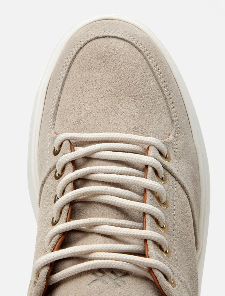 Erkek Süet Deri Bej Yüksek Tabanlı Spor Ayakkabı Erkek Süet Deri Bej Yüksek Tabanlı Spor Ayakkabı