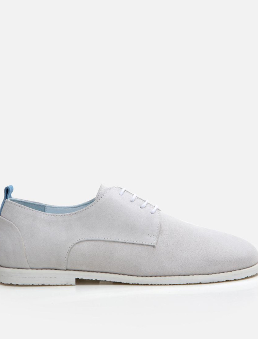 Erkek Deri Gri Günlük Ayakkabı Erkek Deri Gri Günlük Ayakkabı