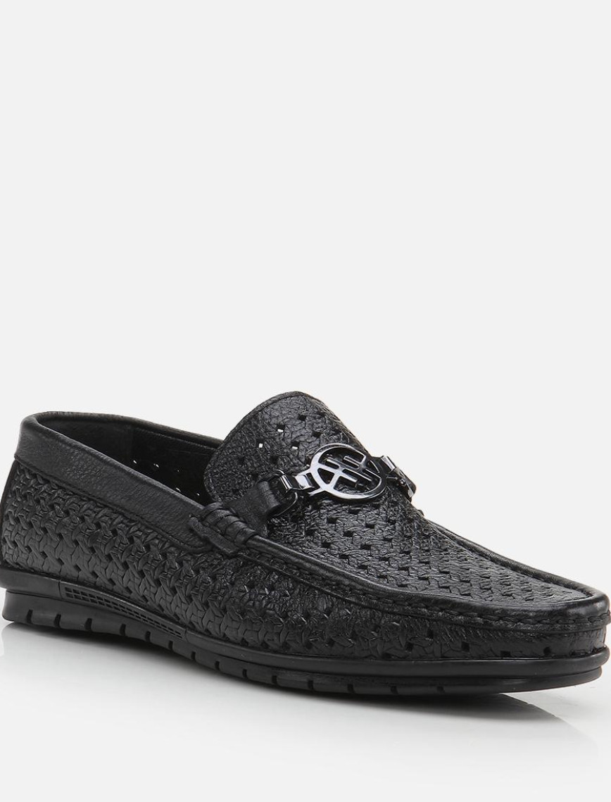 Erkek Deri Siyah Loafer Erkek Deri Siyah Loafer