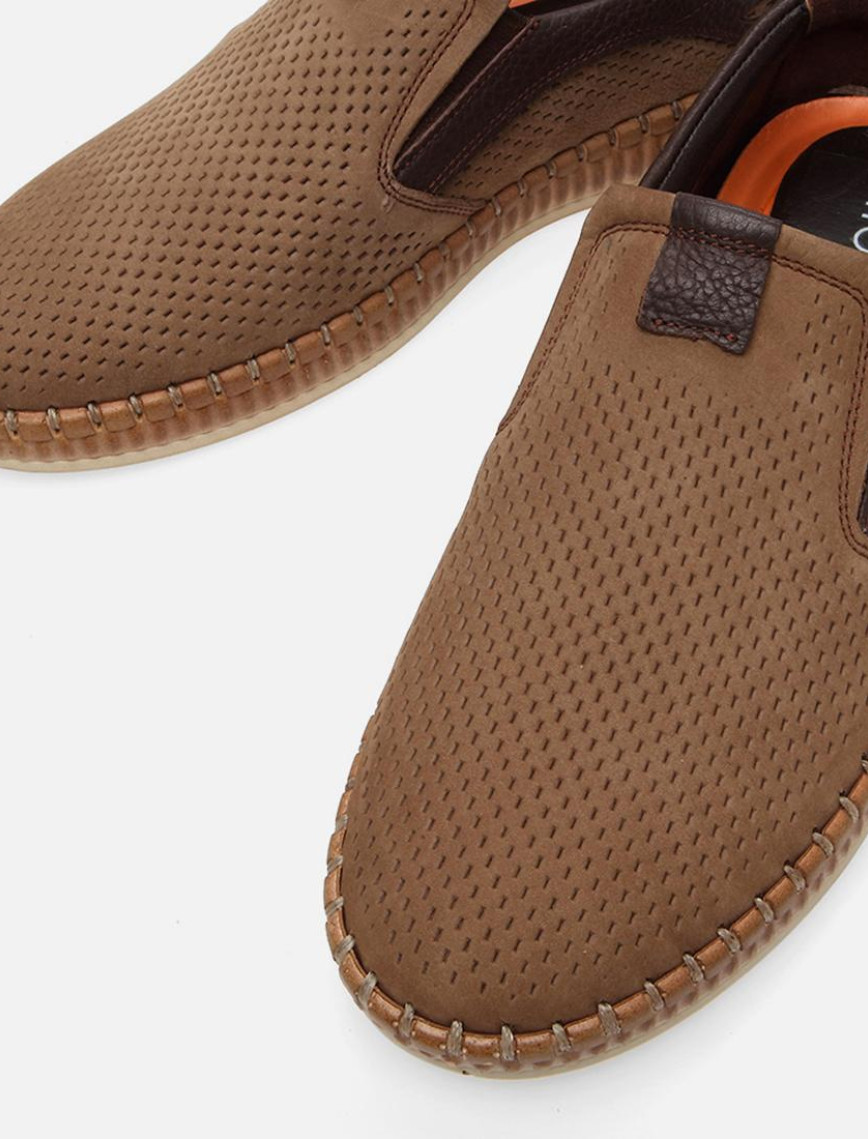 Erkek Deri Vizon Günlük Ayakkabı Erkek Deri Vizon Günlük Ayakkabı