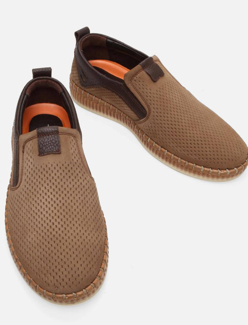 Erkek Deri Vizon Günlük Ayakkabı Erkek Deri Vizon Günlük Ayakkabı