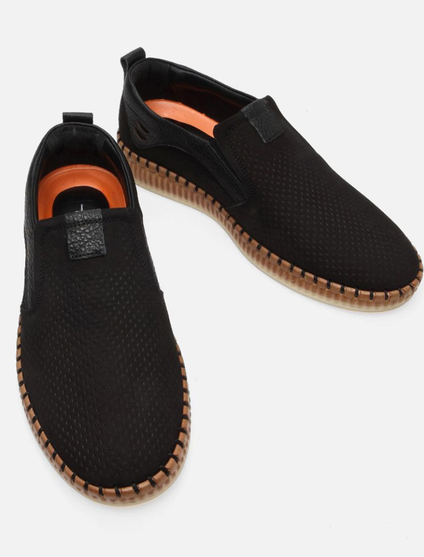 Erkek Deri Siyah Günlük Ayakkabı Erkek Deri Siyah Günlük Ayakkabı