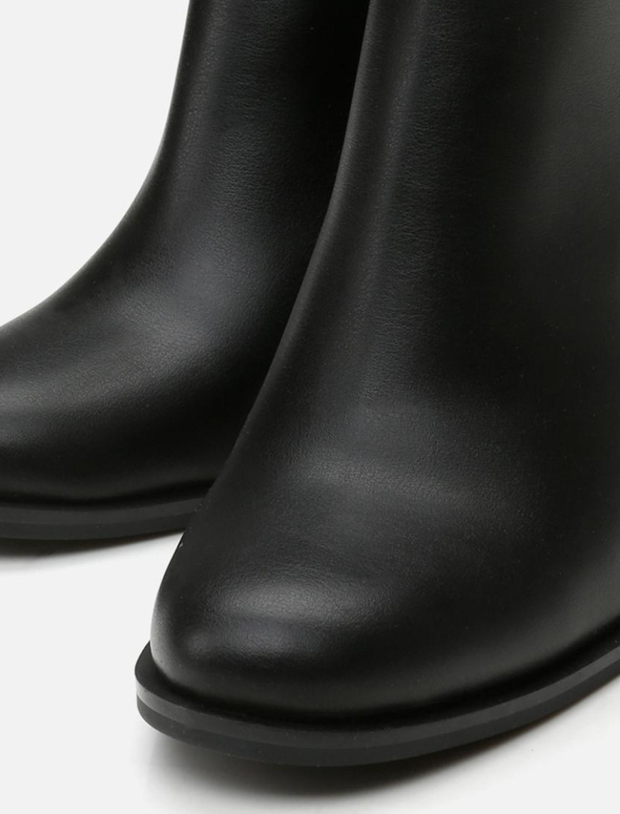 Kadın Siyah Topuklu Bot Kadın Siyah Topuklu Bot