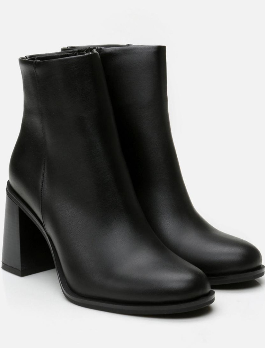 Kadın Siyah Topuklu Bot Kadın Siyah Topuklu Bot