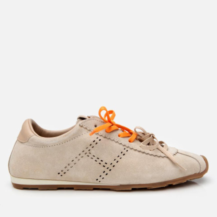 Kadın Süet Deri Bej Spor Ayakkabı Kadın Süet Deri Bej Spor Ayakkabı