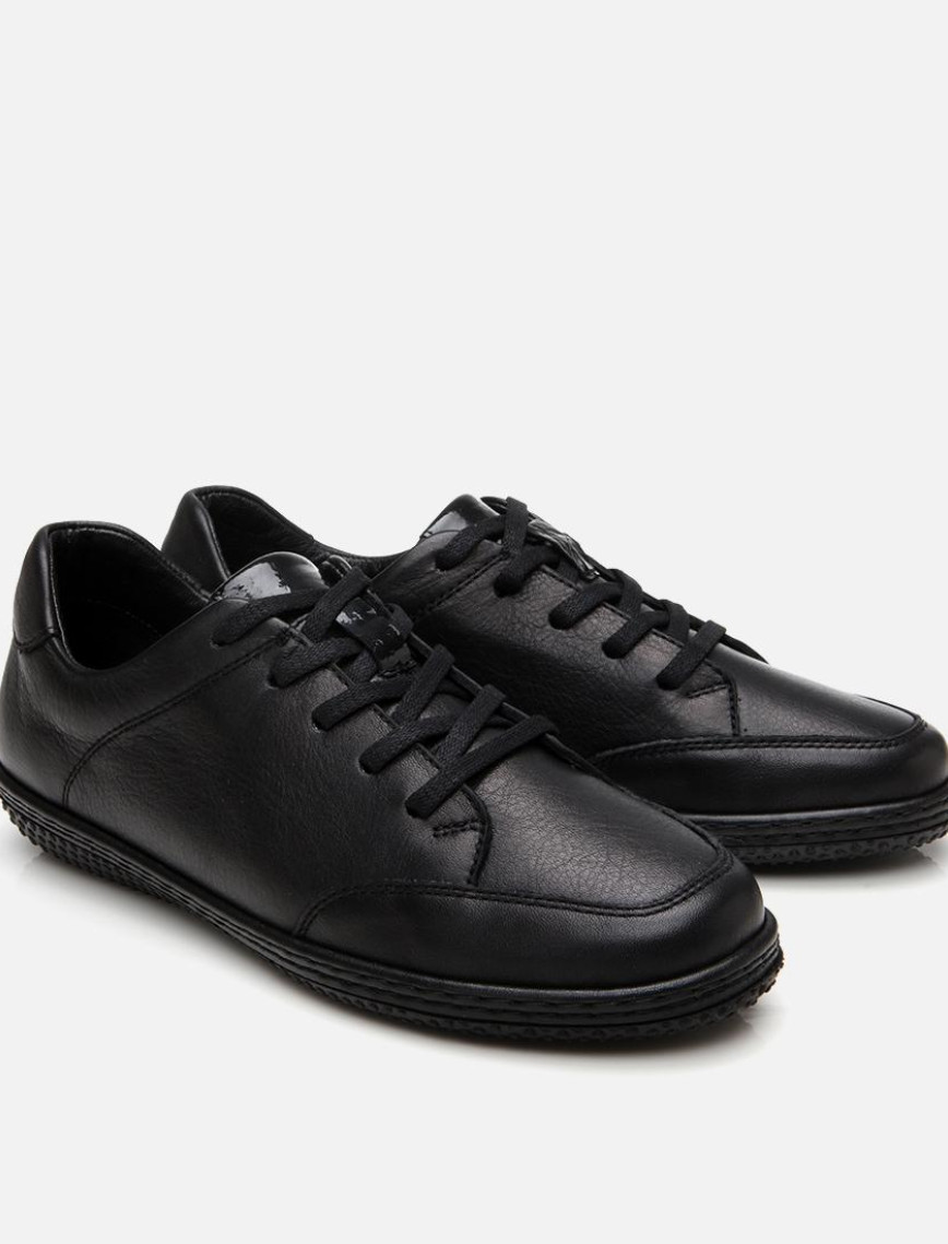 Kadın Deri Siyah Comfort Spor Ayakkabı Kadın Deri Siyah Comfort Spor Ayakkabı