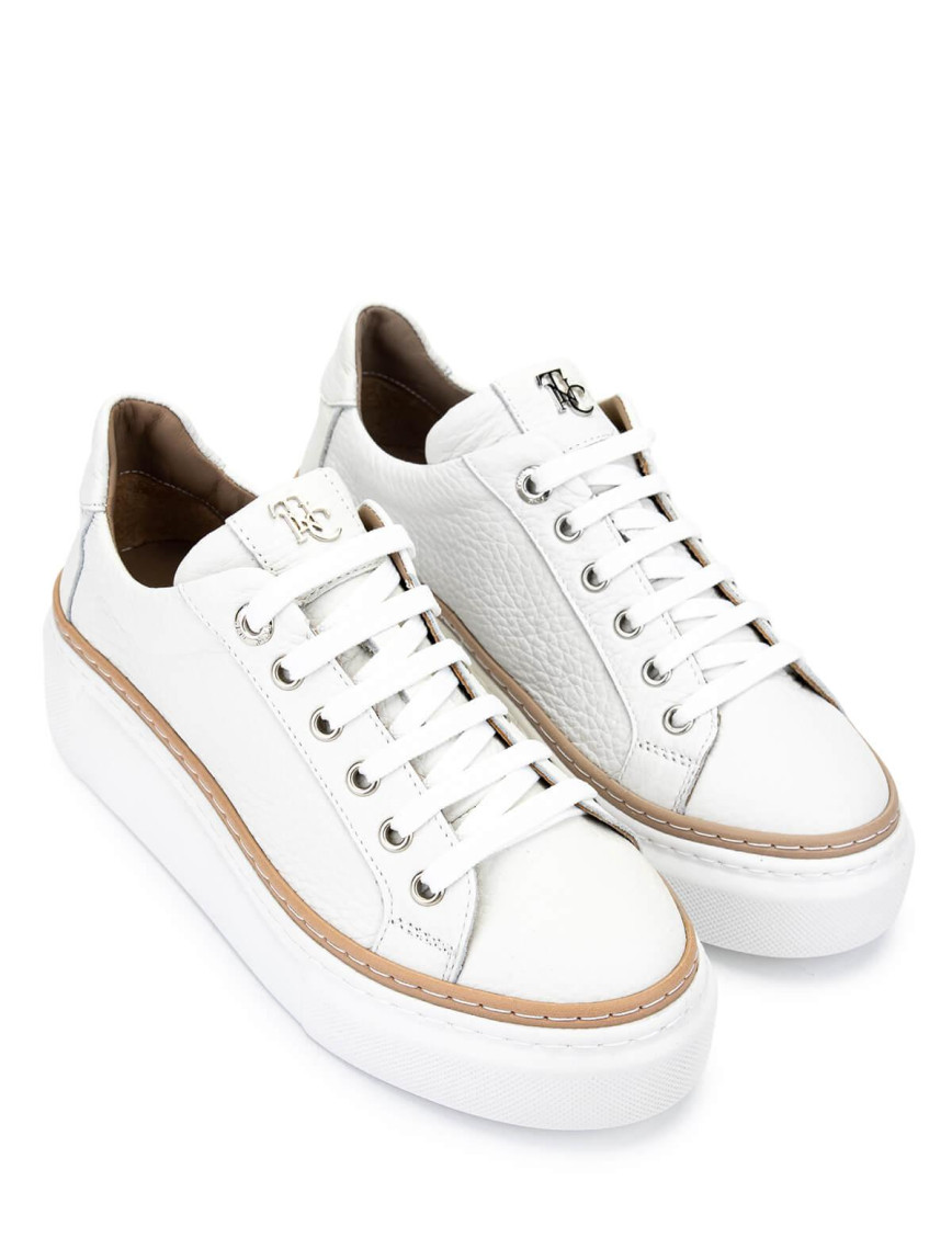 Tamer Tanca Kadın Hakiki Deri Beyaz Sneakers & Spor Ayakkabı Tamer Tanca Kadın Hakiki Deri Beyaz Sneakers & Spor Ayakkabı