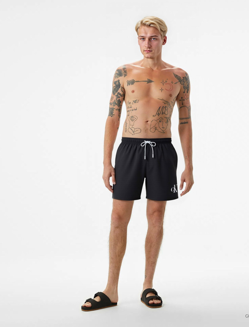 Calvin Klein Low Lace Up Erkek Siyah Mayo Calvin Klein Low Lace Up Erkek Siyah Mayo