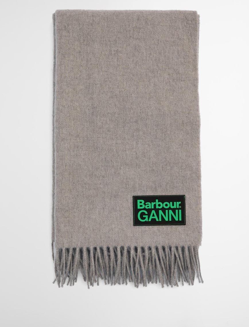 Barbour x GANNI Lambswool Atkı Barbour x GANNI Lambswool Atkı