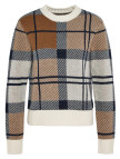 Barbour Brigitte Tartan Crew Neck Kazak Barbour Brigitte Tartan Crew Neck Kazak