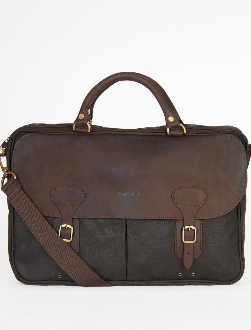 Barbour Yağlı Deri Evrak Çantası Barbour Yağlı Deri Evrak Çantası
