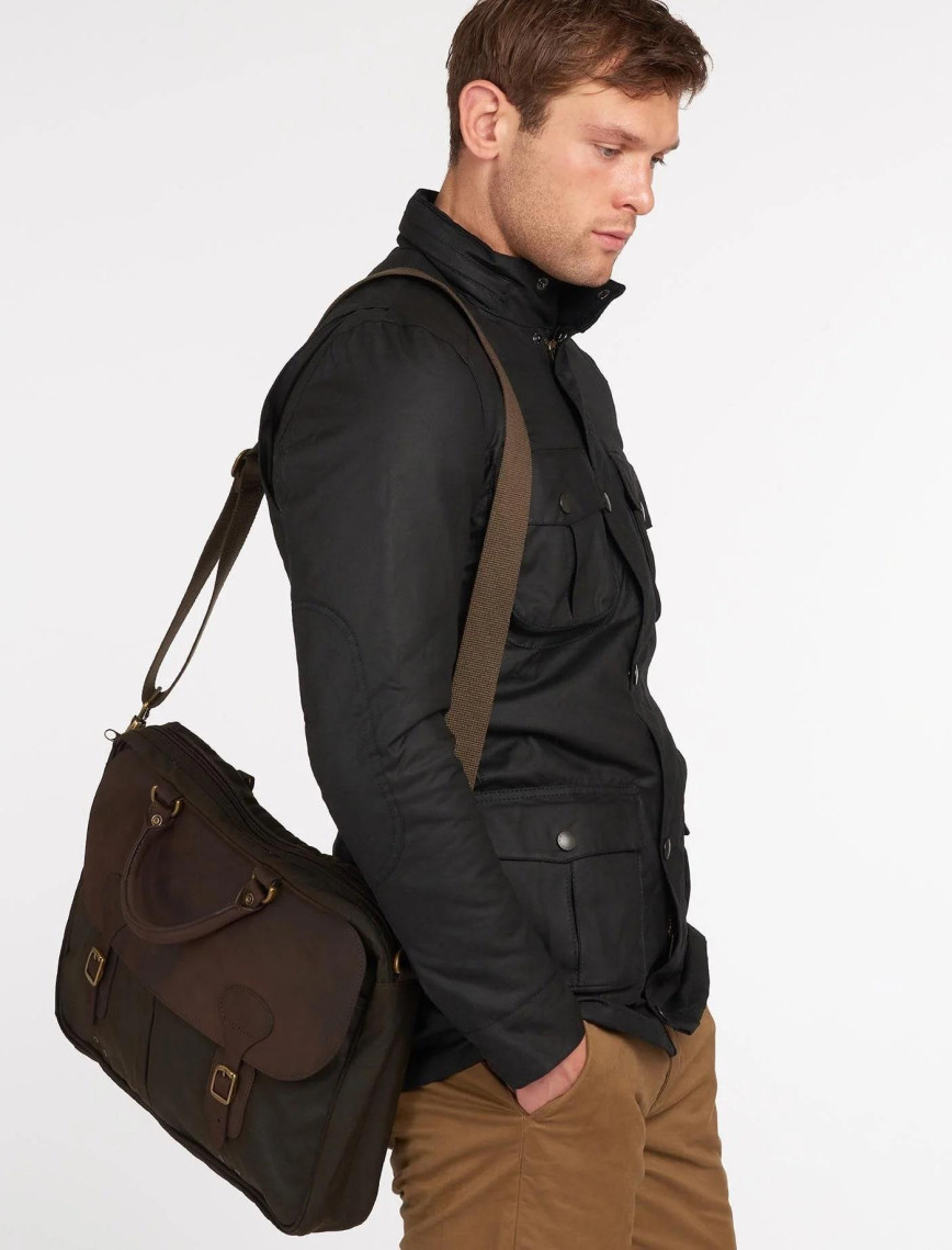 Barbour Yağlı Deri Evrak Çantası Barbour Yağlı Deri Evrak Çantası