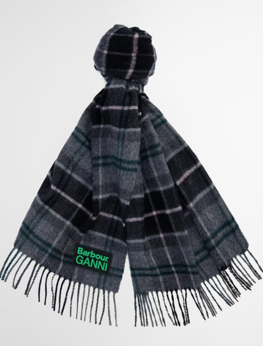 Barbour x GANNI Yün Atkı Barbour x GANNI Yün Atkı