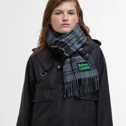 Barbour x GANNI Yün Atkı Barbour x GANNI Yün Atkı