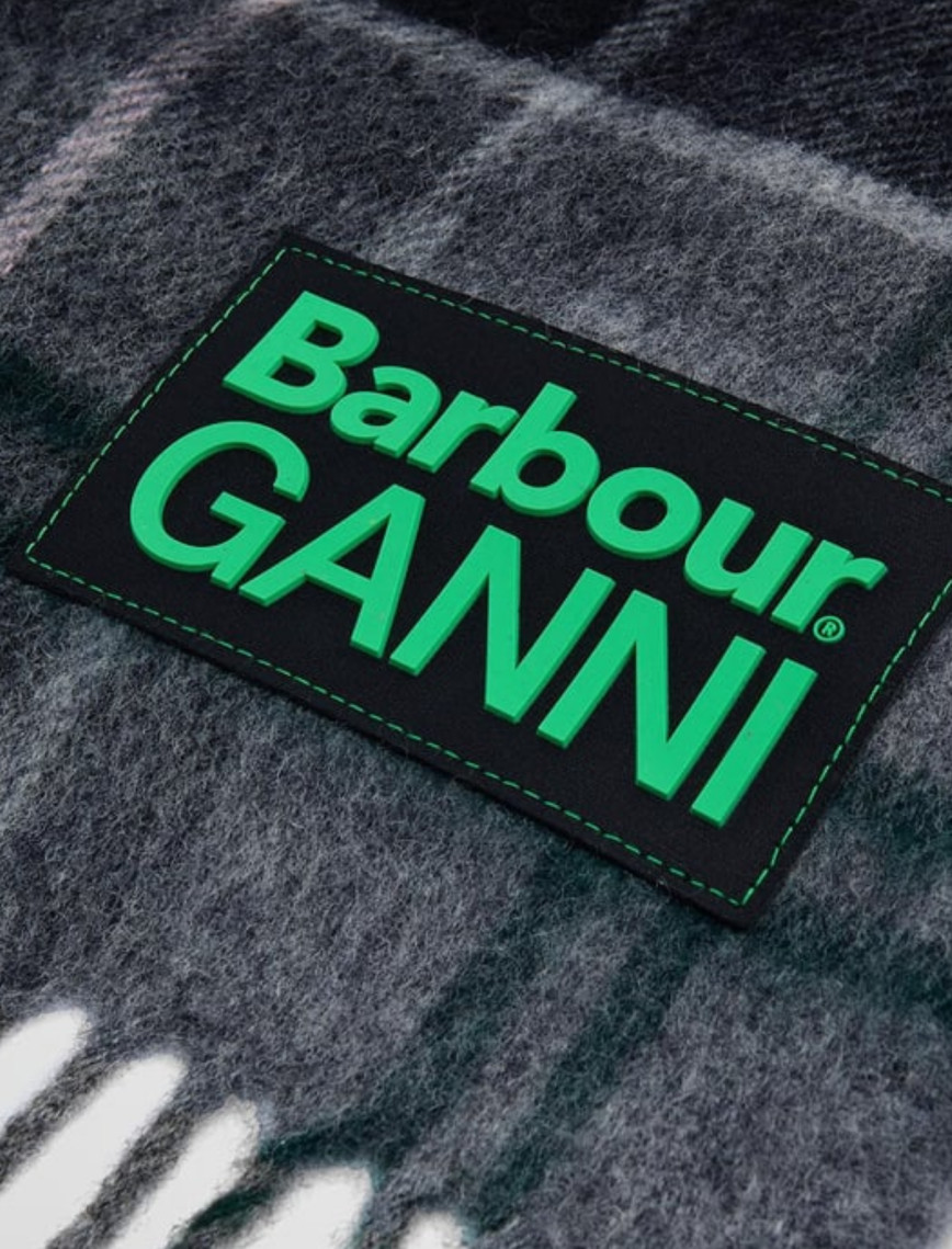 Barbour x GANNI Yün Atkı Barbour x GANNI Yün Atkı