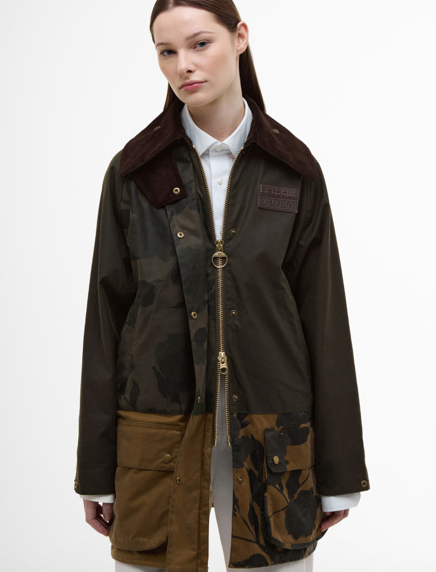 Barbour X Erdem Beauflower Yağlı Ceket Barbour X Erdem Beauflower Yağlı Ceket