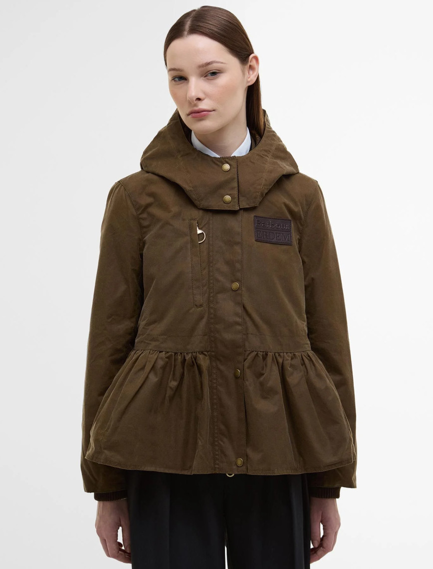 Barbour X Erdem Dhalia Yağlı Ceket Barbour X Erdem Dhalia Yağlı Ceket