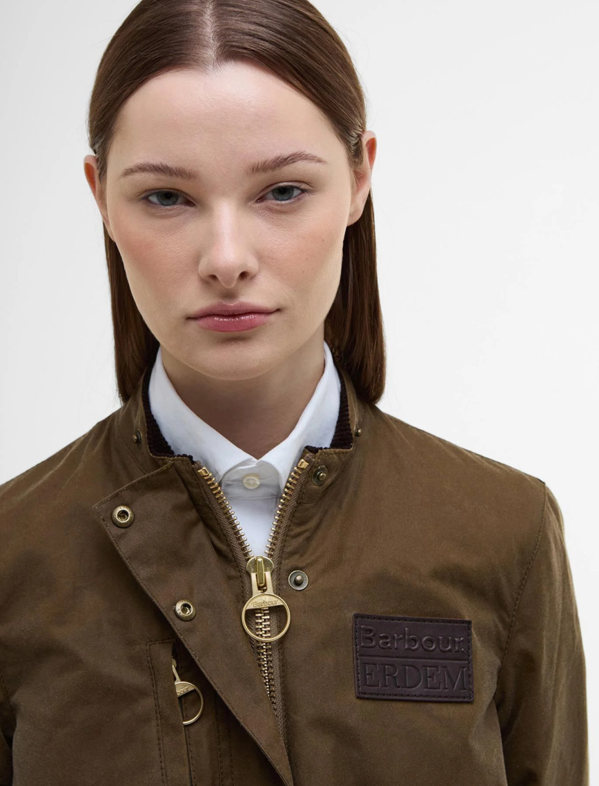 Barbour X Erdem Dhalia Yağlı Ceket Barbour X Erdem Dhalia Yağlı Ceket
