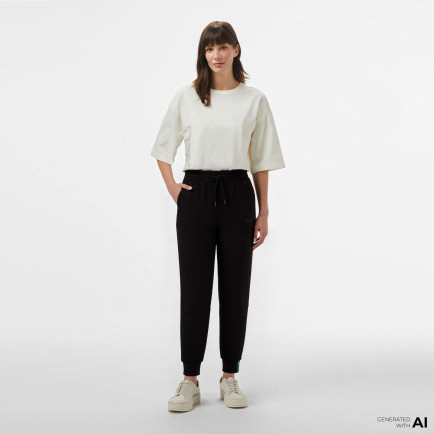 Lacoste Kadın Tapered Fit Siyah Eşofman Altı Lacoste Kadın Tapered Fit Siyah Eşofman Altı