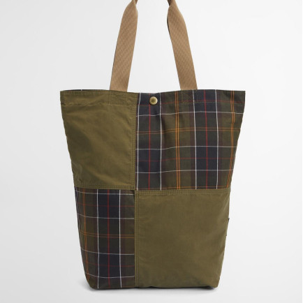 Barbour Transport Pachtwork Tote Çanta Barbour Transport Pachtwork Tote Çanta