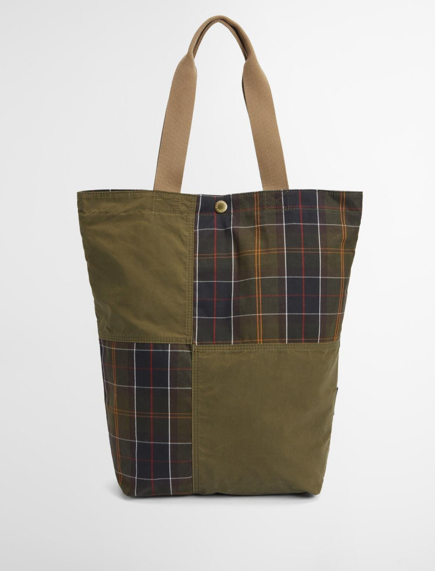 Barbour Transport Pachtwork Tote Çanta Barbour Transport Pachtwork Tote Çanta