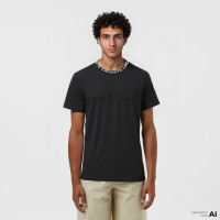 Lacoste Erkek Regular Fit Bisiklet Yaka Siyah T-Shirt Lacoste Erkek Regular Fit Bisiklet Yaka Siyah T-Shirt