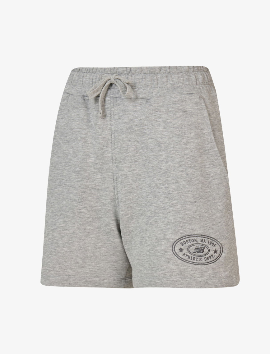 New Balance Lifestyle Kadın Gri Şort New Balance Lifestyle Kadın Gri Şort