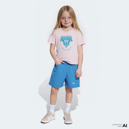 adidas Originals Pembe Çocuk Eşofman Takımı adidas Originals Pembe Çocuk Eşofman Takımı