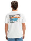 Quiksilver Evo Future Islands Erkek Beyaz Tişört Quiksilver Evo Future Islands Erkek Beyaz Tişört