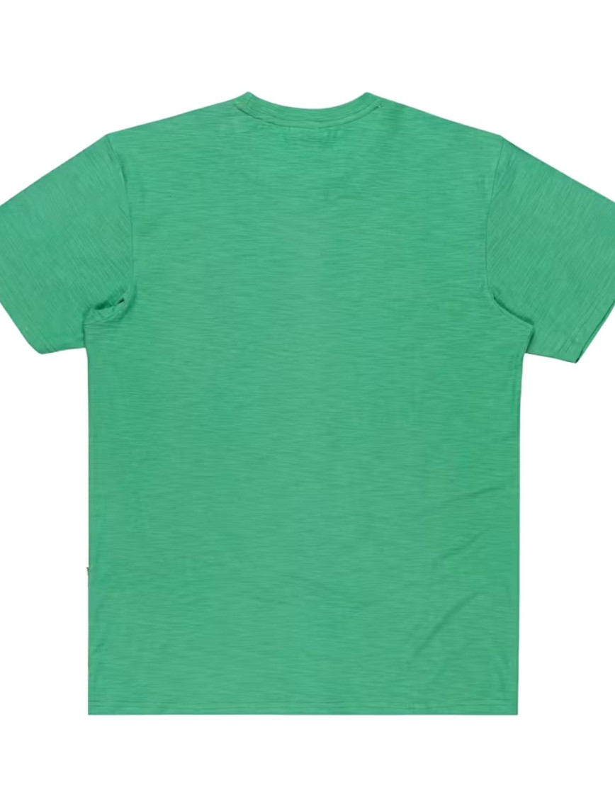 Quiksilver Slub Roundneck Erkek Yeşil Tişört