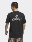 adidas Basketball Grafik Erkek Siyah Basketbol T-Shirt adidas Basketball Grafik Erkek Siyah Basketbol T-Shirt