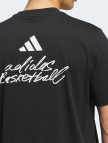 adidas Basketball Grafik Erkek Siyah Basketbol T-Shirt adidas Basketball Grafik Erkek Siyah Basketbol T-Shirt
