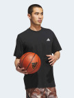 adidas Basketball Grafik Erkek Siyah Basketbol T-Shirt adidas Basketball Grafik Erkek Siyah Basketbol T-Shirt