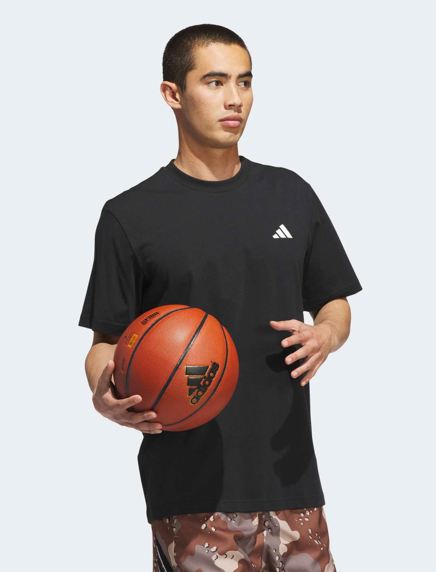 adidas Basketball Grafik Erkek Siyah Basketbol T-Shirt adidas Basketball Grafik Erkek Siyah Basketbol T-Shirt
