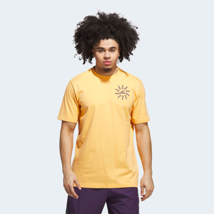 adidas Grafik Erkek Turuncu Basketbol T-Shirt adidas Grafik Erkek Turuncu Basketbol T-Shirt