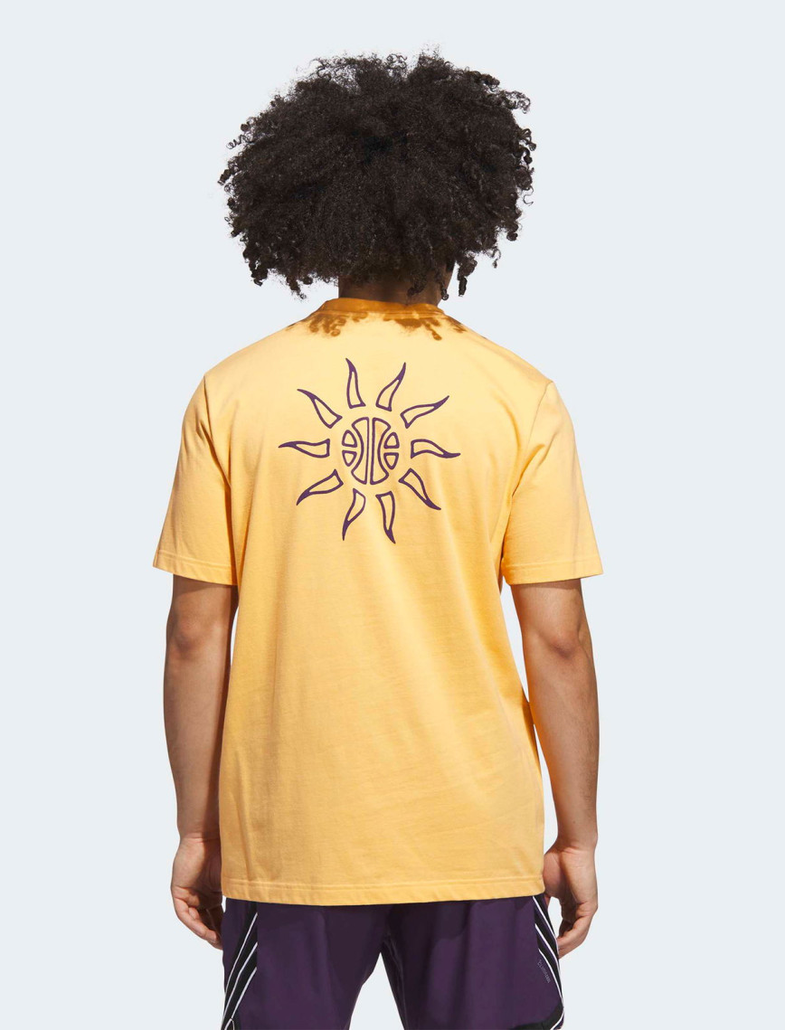 adidas Grafik Erkek Turuncu Basketbol T-Shirt adidas Grafik Erkek Turuncu Basketbol T-Shirt