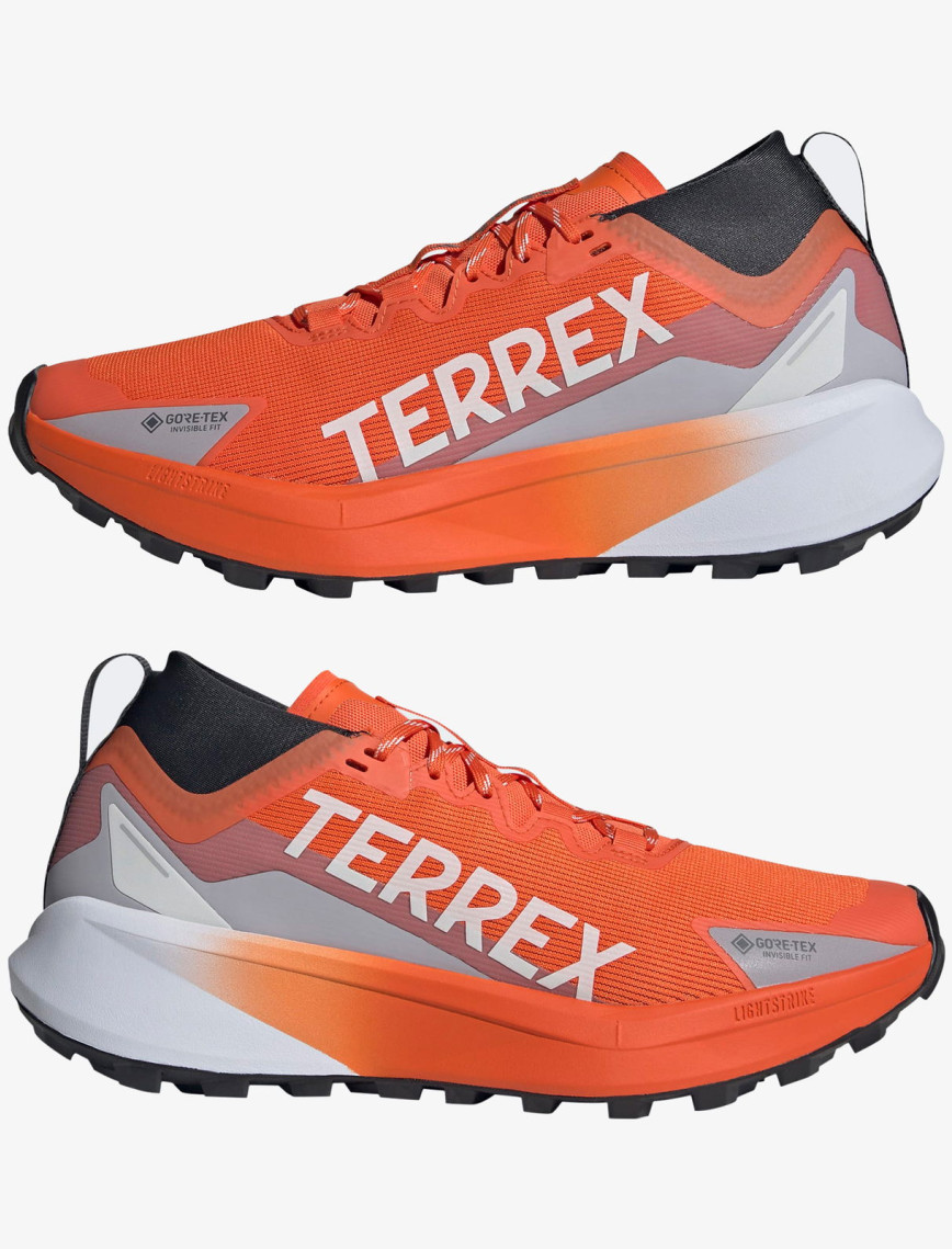 adidas Terrex Agravic Gore-Tex Erkek Turuncu Koşu Ayakkabısı