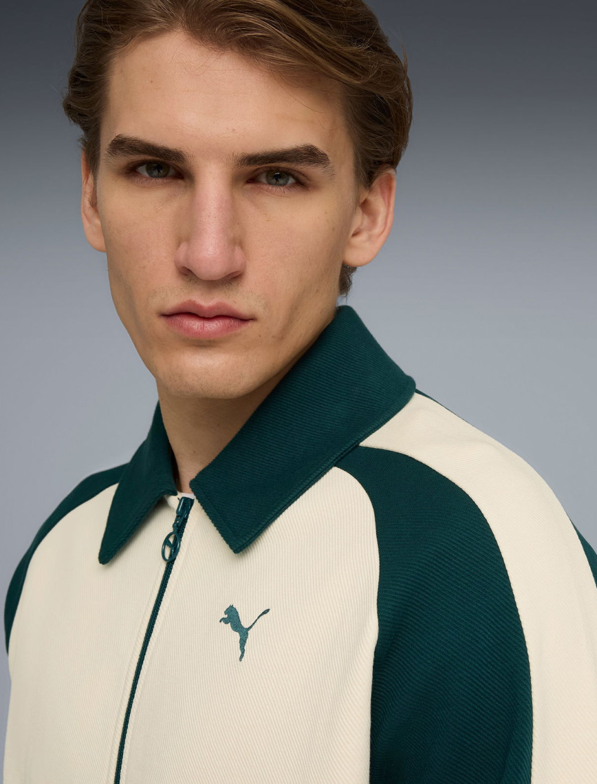 Puma T7 Relaxed Track Erkek Krem Ceket Puma T7 Relaxed Track Erkek Krem Ceket