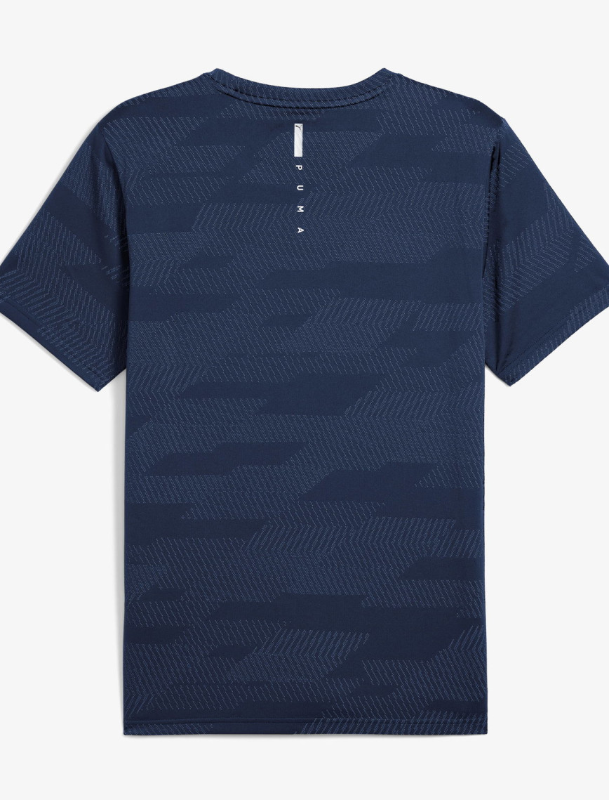 Puma Flex Jacquard Erkek Lacivert Antrenman T-Shirt Puma Flex Jacquard Erkek Lacivert Antrenman T-Shirt