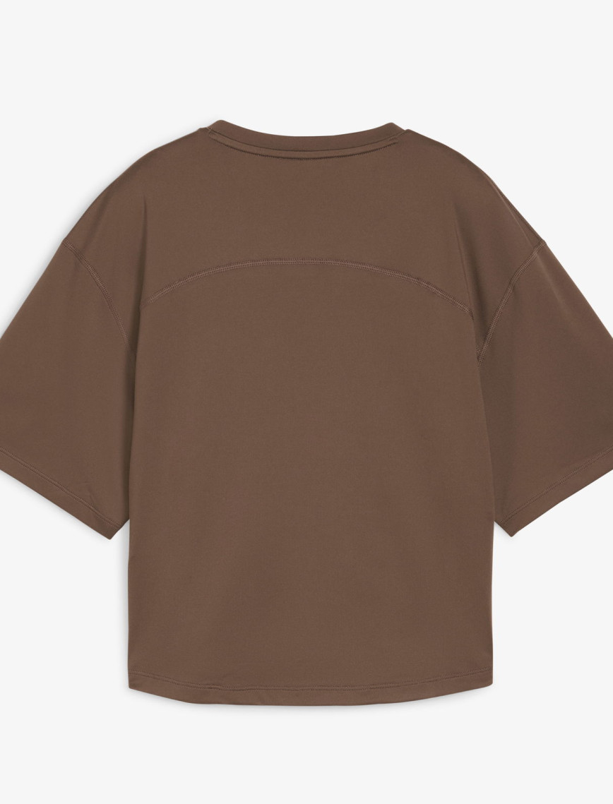 Puma Cloudspun Oversized Kadın Kahverengi Antrenman T-Shirt Puma Cloudspun Oversized Kadın Kahverengi Antrenman T-Shirt