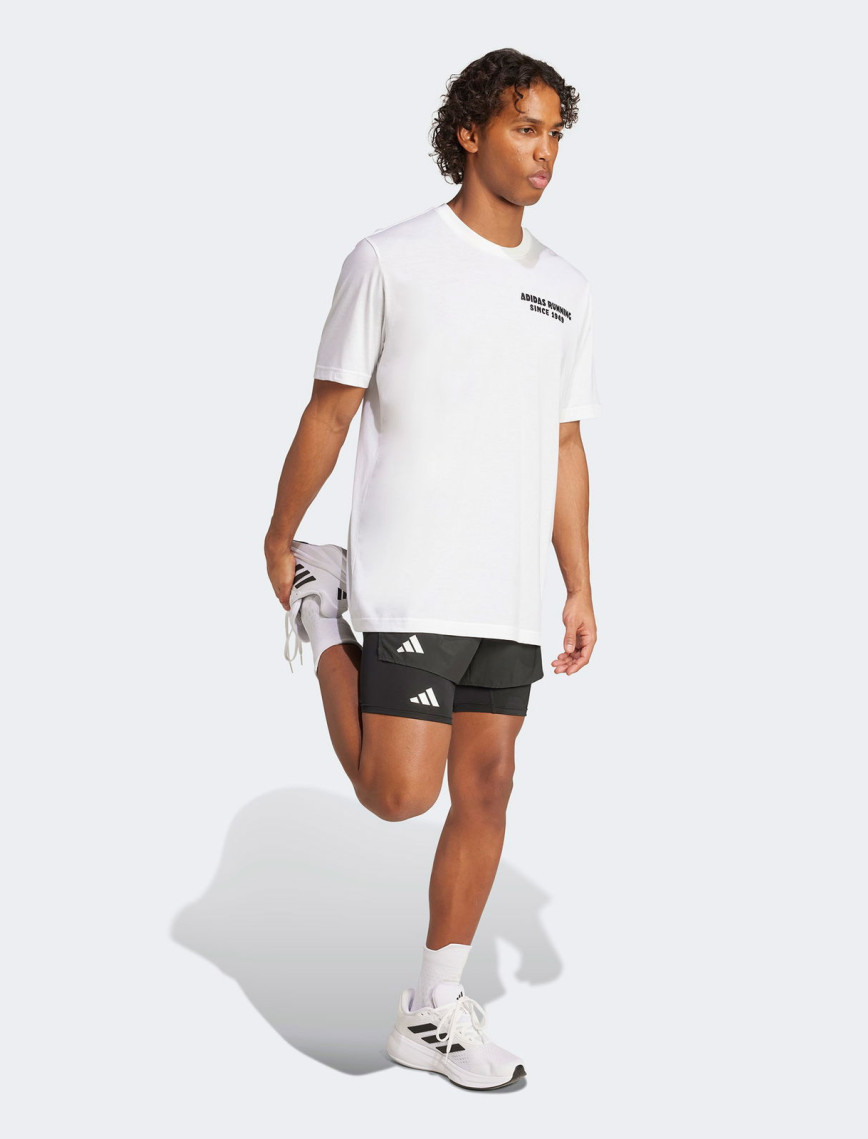 adidas Koşu Sonrasi Taco Grafikli Erkek Beyaz Koşu T-Shirt adidas Koşu Sonrasi Taco Grafikli Erkek Beyaz Koşu T-Shirt