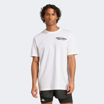 adidas Koşu Sonrasi Taco Grafikli Erkek Beyaz Koşu T-Shirt adidas Koşu Sonrasi Taco Grafikli Erkek Beyaz Koşu T-Shirt