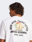 adidas Koşu Sonrasi Taco Grafikli Erkek Beyaz Koşu T-Shirt adidas Koşu Sonrasi Taco Grafikli Erkek Beyaz Koşu T-Shirt