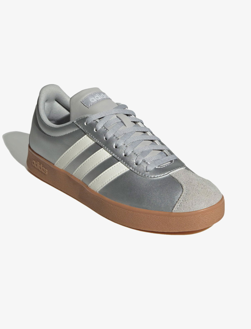 adidas Vl Court Base Kadın Gri Spor Ayakkabı adidas Vl Court Base Kadın Gri Spor Ayakkabı