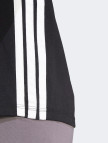 adidas Essentials 3 Stripes Cotton Kadın Siyah T-Shirt adidas Essentials 3 Stripes Cotton Kadın Siyah T-Shirt