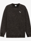 Puma Ess Elevated Wash Crew Erkek Siyah Sweatshirt Puma Ess Elevated Wash Crew Erkek Siyah Sweatshirt