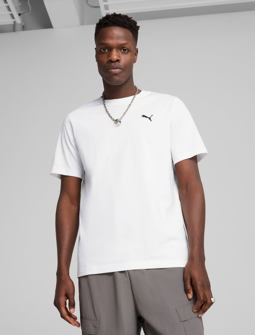 Puma Wardrobe Ess Erkek Beyaz T-Shirt Puma Wardrobe Ess Erkek Beyaz T-Shirt